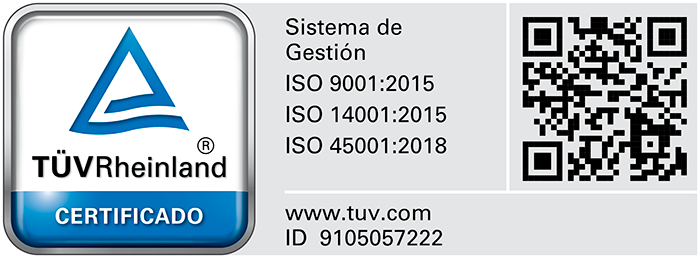 TÜVRheinland Certified